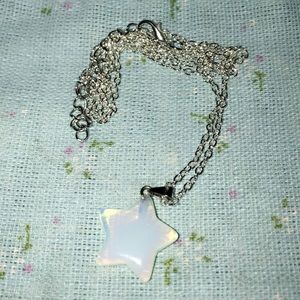 Opalite star pendant